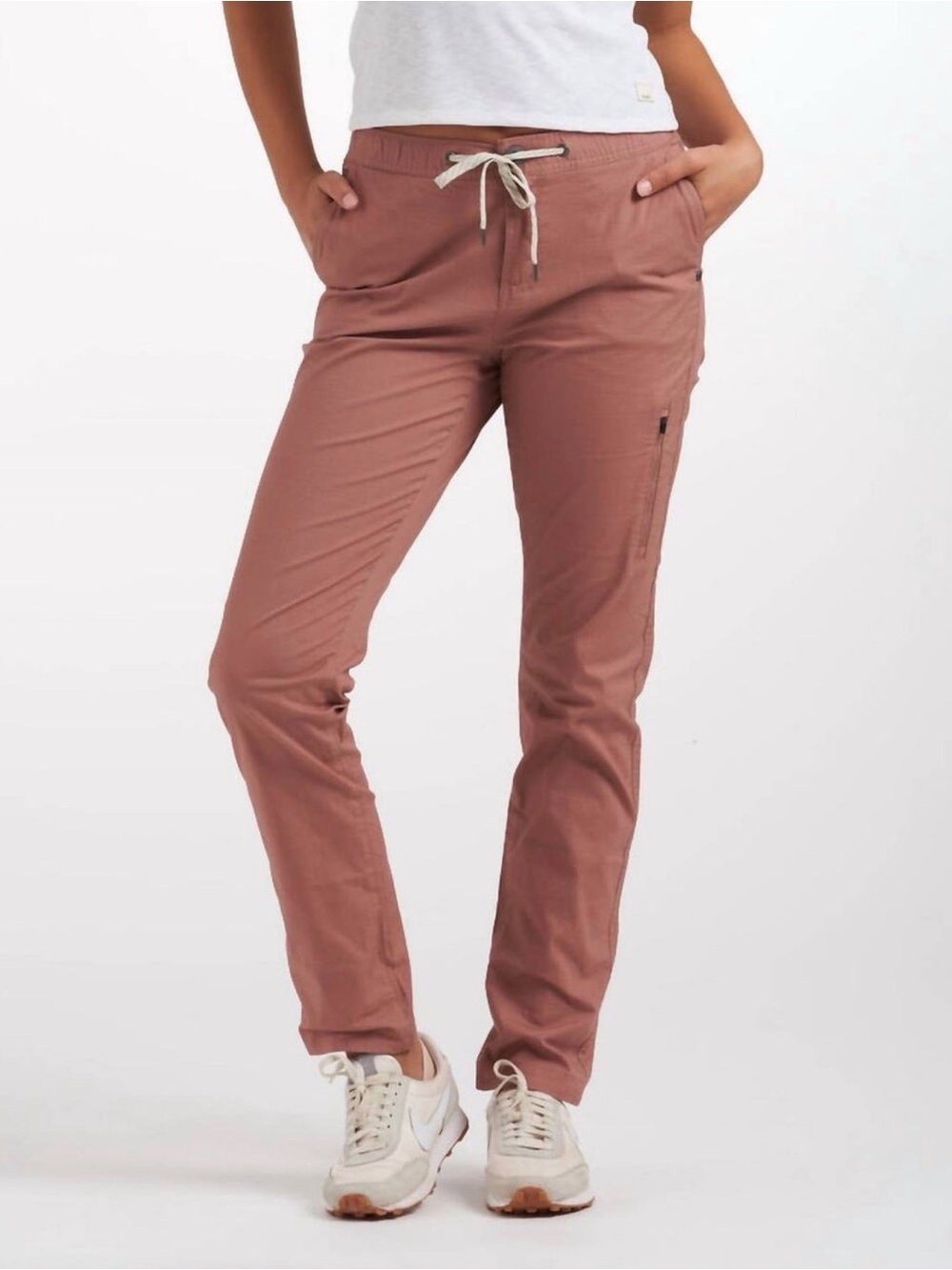 Vuori Ripstop Discontinued Pant Mid Rise Terracotta Pink